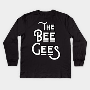 Bee gees vintage text Kids Long Sleeve T-Shirt